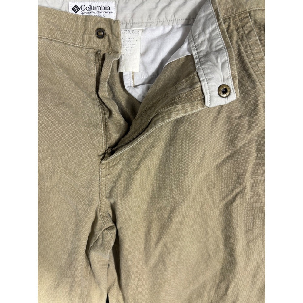 Columbia Women's 12 Petite Fit Tan‎ Cotton Casual Outdoor Hiking Pants - Picture 3 of 10